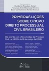 Primeiras lições sobre o novo direito processual civil brasileiro