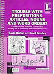 Trouble With Prepositions, Articles, Nouns and Word Order? - IMPORTADO