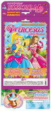 Princesas do reino encantado - Colorindo com adesivos