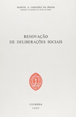 Renovação de deliberações sociais