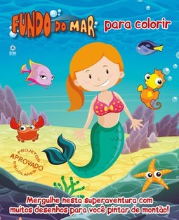 Fundo do mar: para colorir
