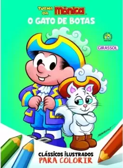 Turma da Mônica Clássicos Ilustrados para Colorir