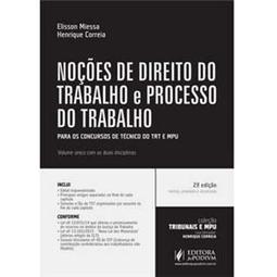 Noções de Direito do Trabalho e Processo do Trabalho para os concursos de técnico do TRT e MPU