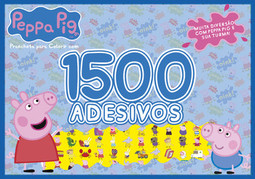 Peppa Pig - Prancheta para colorir com 1500 adesivos