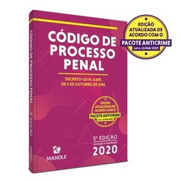 Código de processo penal: decreto-lei n. 3.689, de 3 de outubro de 1941