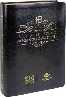Bíblia de Estudo Pregando com Poder - Capa Preta