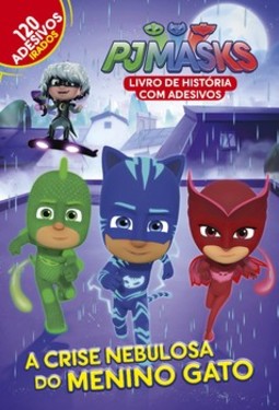 Pj Masks - Livro de história com adesivo