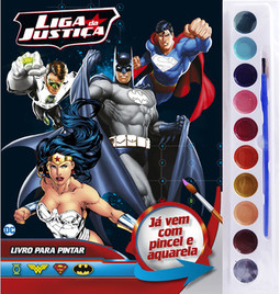 Liga da Justiça - Livro para pintar
