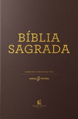 Bíblia ACF, Couro Soft, Marrom, Leitura Perfeita
