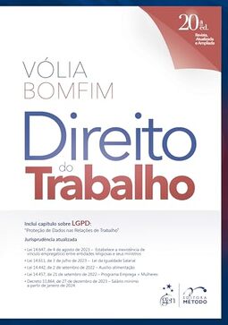 Direito do Trabalho - 20ª Edição 2024