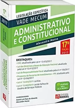 Vade Mecum Administrativo E Constitucional Rideel (17Ed/2017)