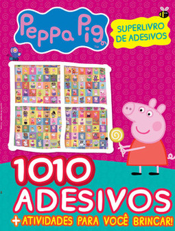 Peppa Pig - Superlivro de adesivos - 1010 adesivos