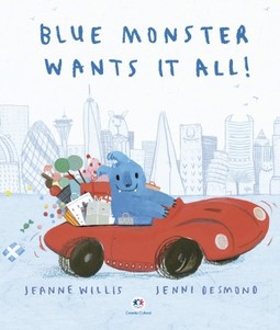 Blue monster wants it all!