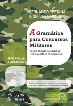 A gramática para concursos militares
