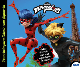 Miraculous Ladybug: prancheta para colorir com aquarela