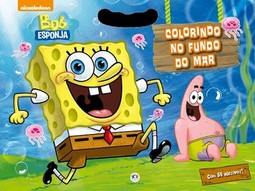 Bob Esponja: colorindo no fundo do mar