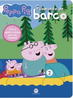 Peppa Pig: passeando de barco - Com 4 quebra-cabeças para sua diversão!
