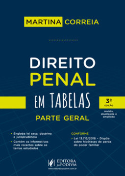 Direito penal em tabelas: parte geral