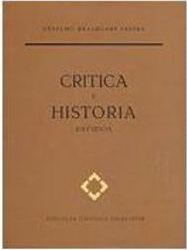 Critica e Historia: Estudos - Importado