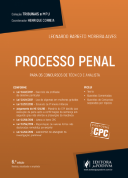 Processo penal: Para os concursos de técnico e analista
