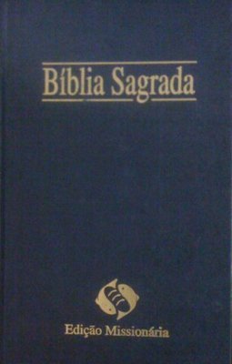 Bíblia Sagrada: Azul com Mapas