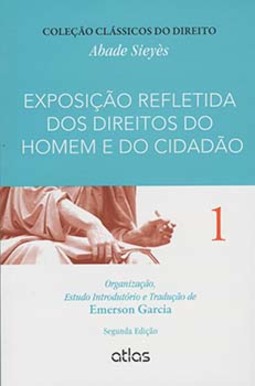 Exposição refletida dos direitos do homem e do cidadão
