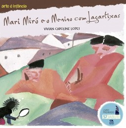 Mari Miró e o menino com lagartixas