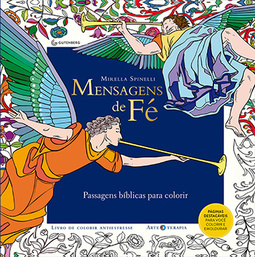 Mensagens de fé: Passagens bíblicas para colorir
