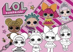L.O.L. Surprise!: prancheta para colorir especial