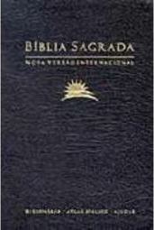 Bíblia Sagrada NVI: Atlas Bíblico - Ajudas Preta