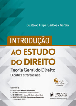 Introdução ao estudo do direito: teoria geral do direito - Didática diferenciada