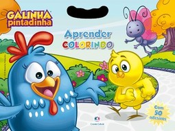 Galinha Pintadinha: aprender colorindo - Com 50 adesivos