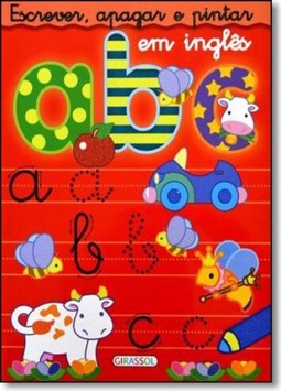 Escreve, Apagar E Pintar Em Ingles - Abc