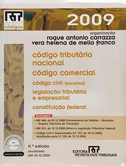 Código Tributário, CódComercial, Cód Civil, Legislação Tributária/Empresarial, Constituição Federal
