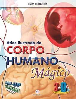 Atlas ilustrado do corpo humano mágico 3-D