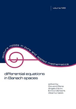 Differential Equations in Banach Spaces: Proceedings of the Bologna Conference: 148