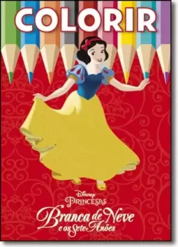 Disney Colorir Medio - Branca De Neve