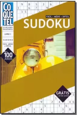 Coquetel - Sudoku - Nível Fácil/Médio/Difícil - Livro 1