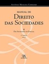 Manual de direito das sociedades: das sociedades em especial