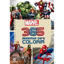 365 desenhos para colorir Marvel