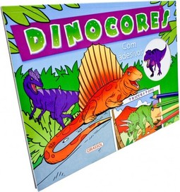 Dinocores com adesivos - triceratope