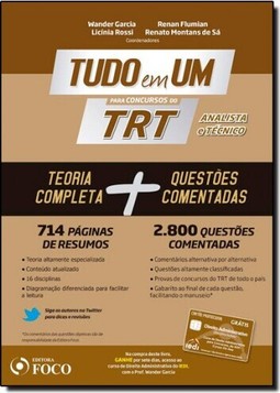 Tudo em Um Para Concursos do Trt: Analista e Técnico