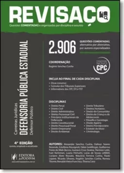 Revisaco - Defensoria Publica Estadual - Defensor Publico - 2.906 Questoes Comentadas