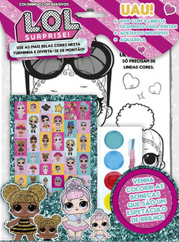 L.O.L. Surprise! Colorindo com adesivos