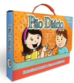 Caixa Pão diário kids: com devocional capa dura e livro de atividades
