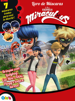 Miraculous Ladybug: livro de máscaras
