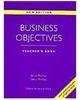 Business Objectives: New Edition - Teacher´s Book - Importado
