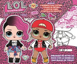 L.O.L. Surprise!: colorindo com adesivos especial