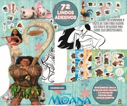 Colorindo com Moana