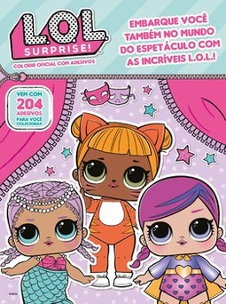 L.O.L. Surprise!: colorir oficial com adesivos